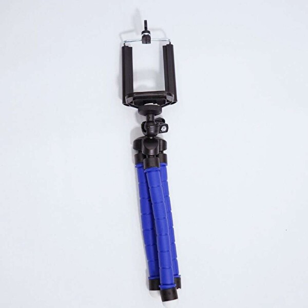 KingMa Telefon Tutucu Mavi Esnek Ahtapot Tripod