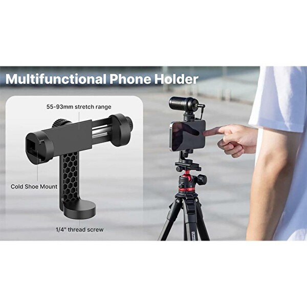 Ulanzi Ombra Ying Siyah Travel Tripod