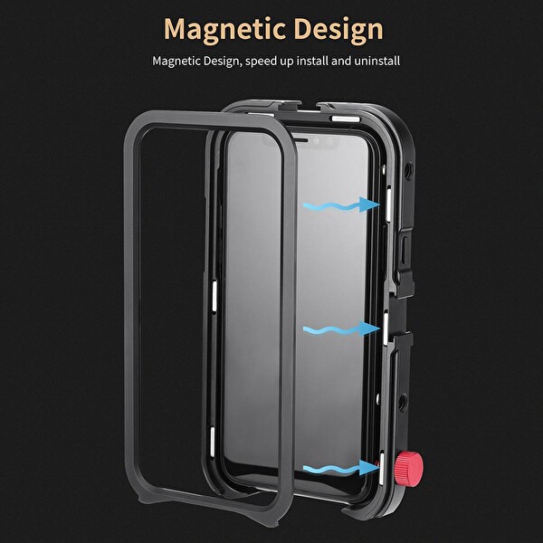 Ulanzi iPhone 11 Pro Uyumlu Metal Vlog Çerçeve