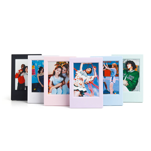 Fujifilm Instax Mini Film Uyumlu Klasik Mavi Fotoğraf Çerçevesi