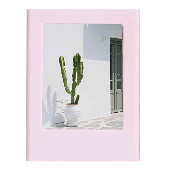 Fujifilm Instax Mini Film Uyumlu Pembe Mıknatıslı Fotoğraf Çerçevesi