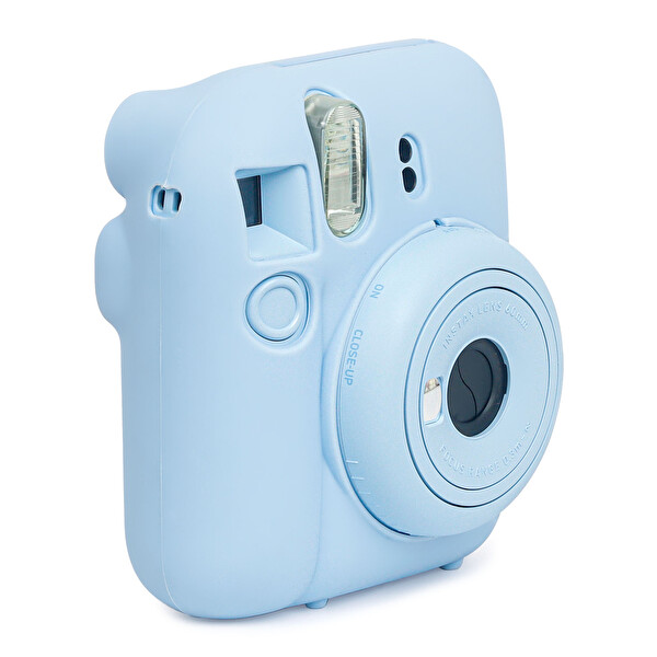 Fujifilm Instax Mini 12 Makine Uyumlu Mavi Koruyucu Silikon Kılıf