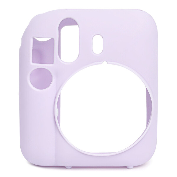 Fujifilm Instax Mini 12 Makine Uyumlu Lila Koruyucu Silikon Kılıf