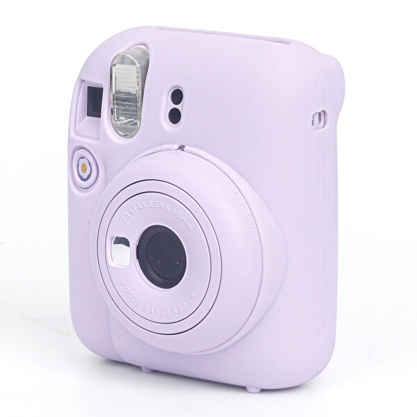 Fujifilm Instax Mini 12 Makine Uyumlu Lila Koruyucu Silikon Kılıf