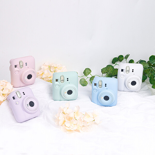 Fujifilm Instax Mini 12 Makine Uyumlu Lila Koruyucu Silikon Kılıf
