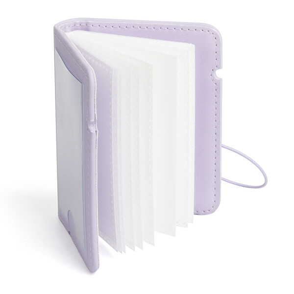 Fujifilm Instax Mini Film Uyumlu 28'li Lila Albüm