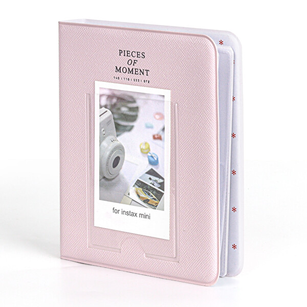 Fujifilm Instax Mini Film Uyumlu 64'lü Pembe PVC Albüm