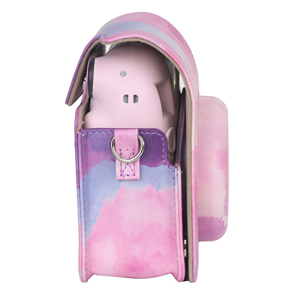 Fujifilm Instax Mini 12 Makine Uyumlu Çok Renkli Deri Kılıf