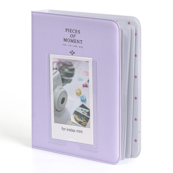 Fujifilm Instax Mini Film Uyumlu 64'lü Lila PVC Albüm