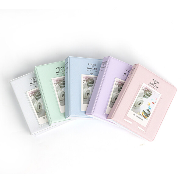 Fujifilm Instax Mini Film Uyumlu 64'lü Lila PVC Albüm