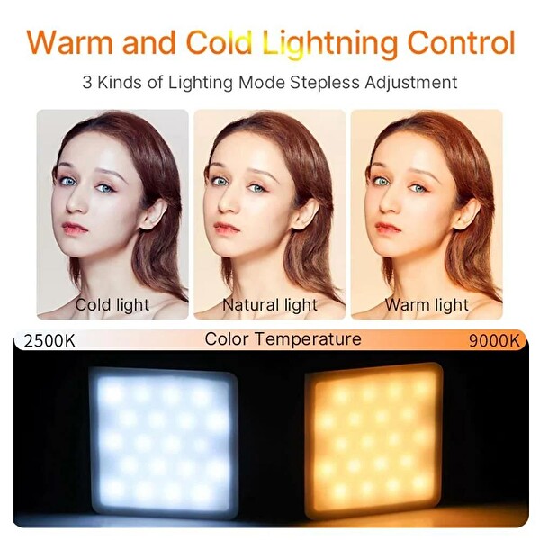 Ulanzi VL49 Pro Rgb Mini LED Vlogger Youtuber Işık