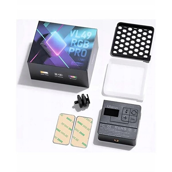 Ulanzi VL49 Pro Rgb Mini LED Vlogger Youtuber Işık