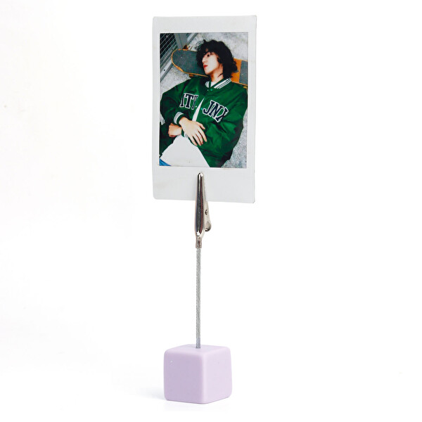 Instax Mini 12 Lila Slikon Kılıf Mini 28'li Albüm ve Fotoğraf Çerçeveleri Aksesuar Seti