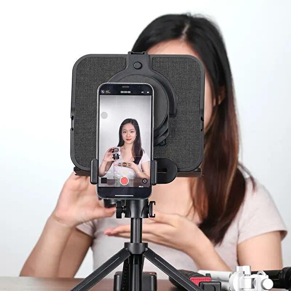 Ulanzi RT02 Tabletler ve Akıllı Telefonlar İçin Uzaktan Kumandalı Universal Teleprompter