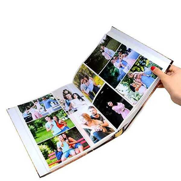 Rabsev RS21 10x15 CM 600'lük Gramafon Desenli Kutulu Fotoğraf Albümü