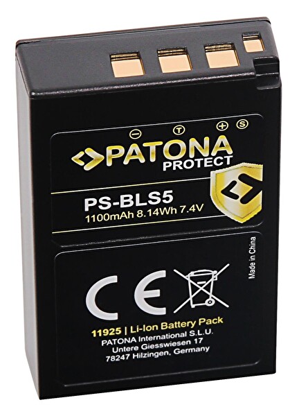 Patona Protect Olympus BLS5 Batarya Pil