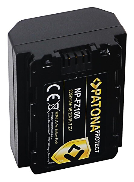 Patona 12845 Protect NP-FZ100 Sony Batarya
