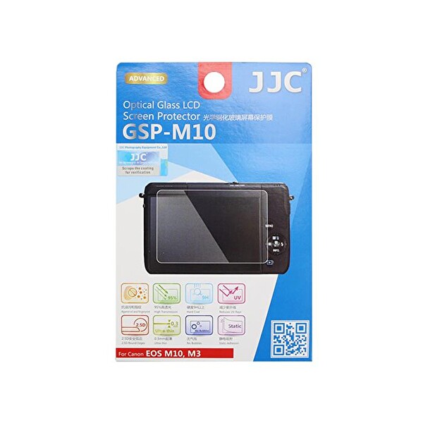 JJC GSP-M10 (Canon M3, M10) LCD Ekran Koruyucu Optik Cam