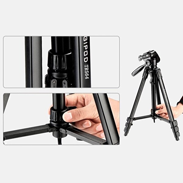 Digipod TR-564 145 CM Çantalı Tripod