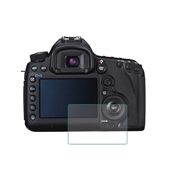 ScHitec Canon Eos Rscreen İle Uyumlu Darbe Emici Kamera Ekran Koruyucu Kaplama