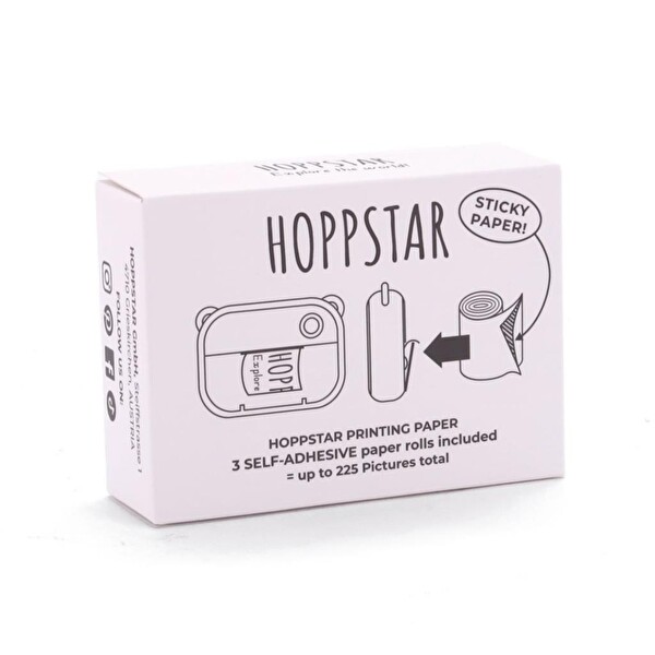 Hoppstar Yapışkanlı Kağıt Rulo 3'lü Paket 1399