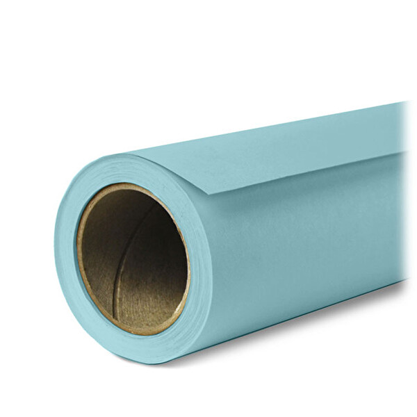 GDX Seyyar Kağıt Sonsuz Stüdyo Fon Perde Sky Blue 2.70x11 Metre