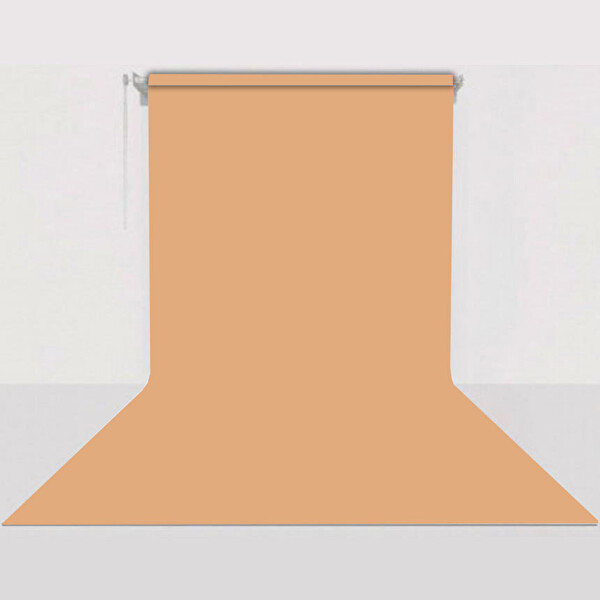 GDX Sabit (Tavan & Duvar) Kağıt Sonsuz Stüdyo Fon Perde (Beige) 2.70x11 Metre