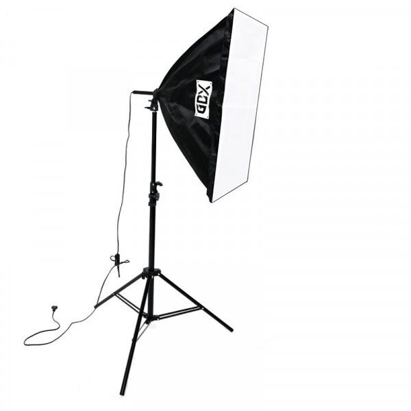 GDX TLB-4 Pro Light 50x70 CM Video ve Fotoğraf Çekim 2'li SoftBox Seti - 4 Duylu Softbox - Lambasız