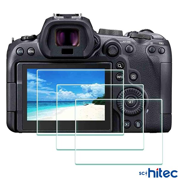 ScHitec Canon Eos 6D İle Uyumlu Darbe Emici Kamera Ekran Koruyucu Kaplama