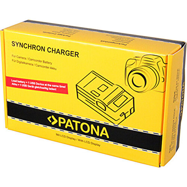Patona 4557 Synchron Sony NP-FV50 FV70 FV100 Uyumlu USB Şarj Aleti