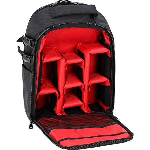 PDX For Canon Baskılı Laptop Bölmeli Sırt Çantası