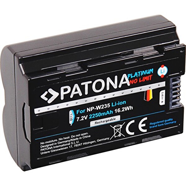 Patona Fuji NP-W235 İçin Platinum Batarya