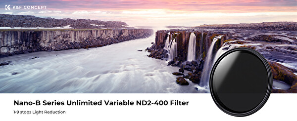 K&F Concept 67mm ND2-ND400 Varıable ND (1-9 arası Değişken)