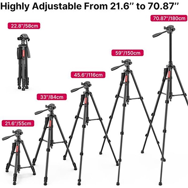 Ulanzi U-Select VT-02 Hafif Taşınabilir 360° Alüminyum Tripod Monopod