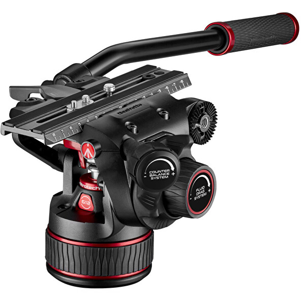 Manfrotto MVK612TWINGA Nitrotech 612 - Alu Twin GS Video Tripod