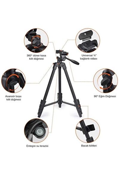Kobb KBL16T 160 CM Su Terazili Profesyonel Alüminyum Lazer Tripod