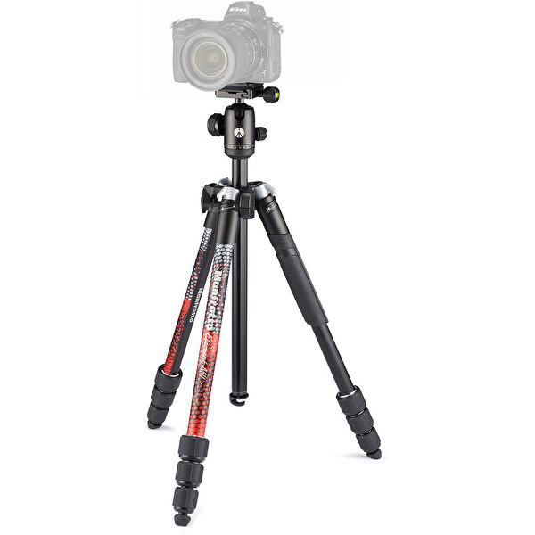Manfrotto MKELMII4RD-BH Element MII Ball Head Tripod Kırmızı