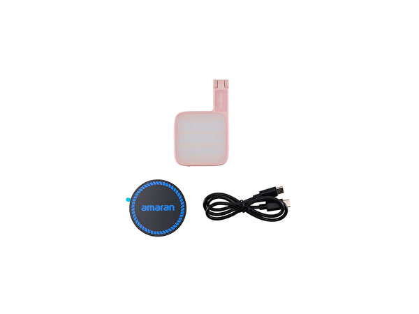 Aputure Amaran Go MagSafe Mobil LED Işık (Pembe)