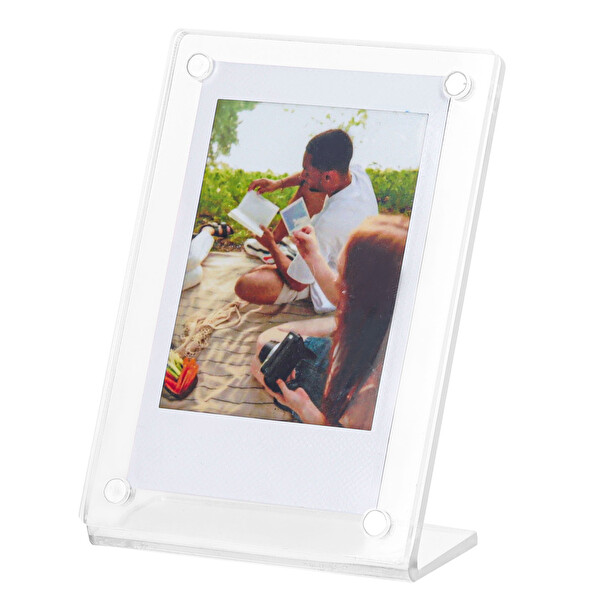 Instax Mini Film Uyumlu Şeffaf Mıknatıslı Fotoğraf Çerçevesi