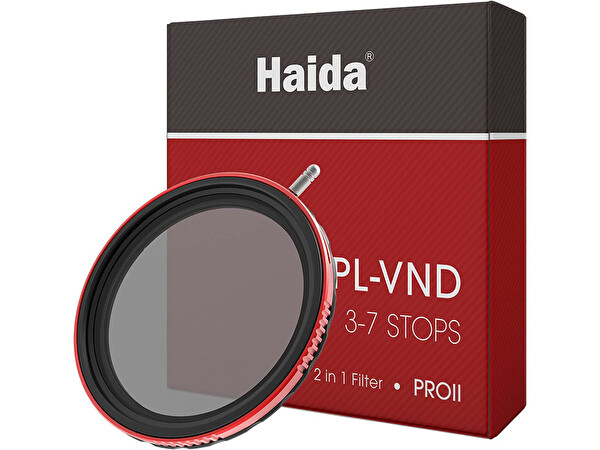 Haida 72 MM Pro II CPL-VND Dairesel Polarize ve Değişken ND 2in1 Filtre