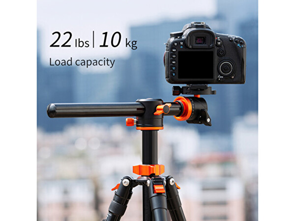K&F Concept SA254T2 185 CM Alüminyum Kompakt Tripod KF09.090
