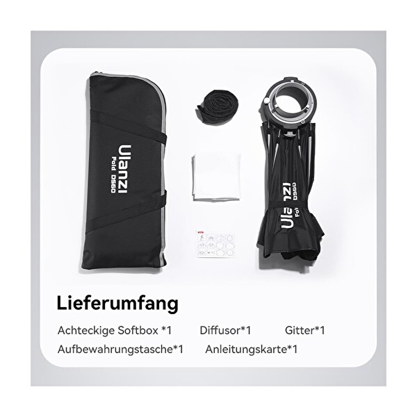 Ulanzi DS60 60 CM Bowens Mount Octagon Softbox L067