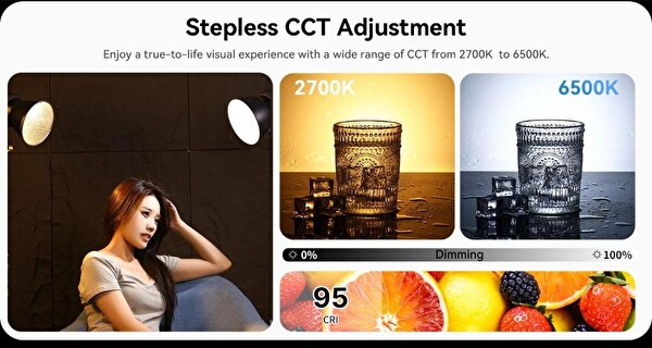 Ulanzi 120 W RGB V-Mount Video Işık L074CNA1