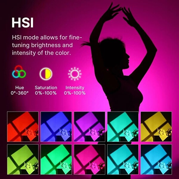 Ulanzi 120 W RGB V-Mount Video Işık L074CNA1