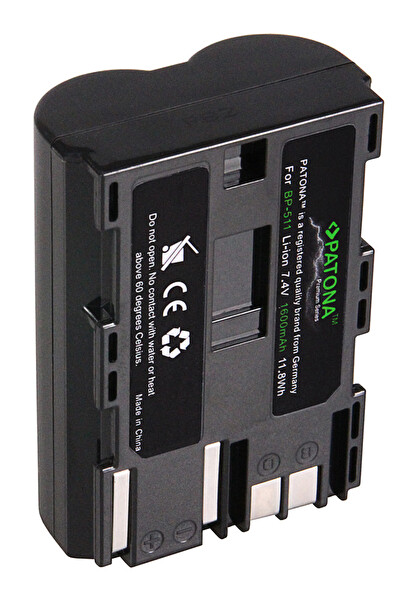 Patona 1210 Premium BP-511 Canon Batarya