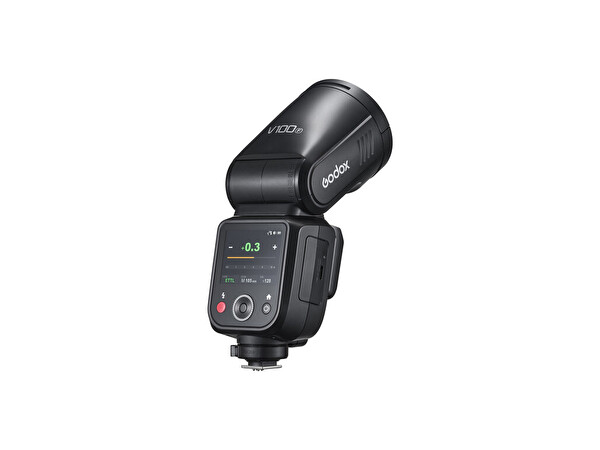 Godox V100 Nikon Uyumlu Yuvarlak Kafa Flaş