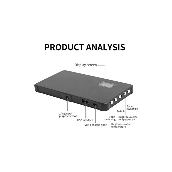 PDX KY-BK0926 Rgb LED Işık Siyah