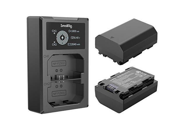 SmallRig 3824 Sony NP-FZ100 Batarya - Şarj Kiti