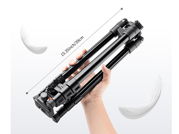 K&F Concept BI234M KF09.101 116 CM Katlanabilir Tripod