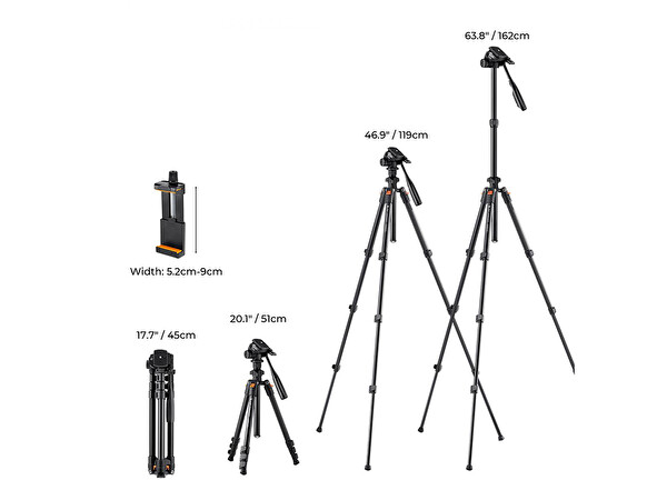 K&F Concept K234A0 KF09.115 Tripod